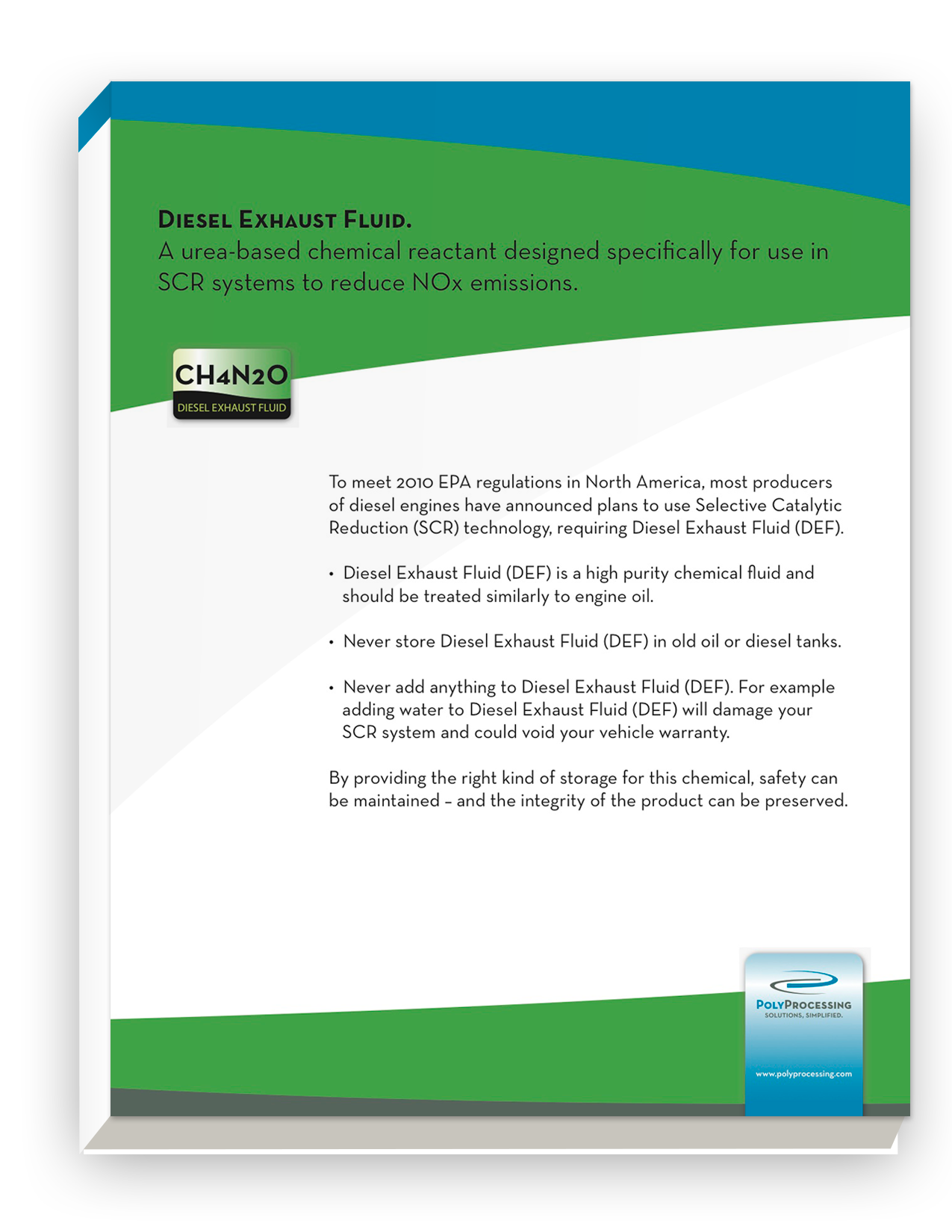 Download Diesel Exhaust Fluid Stroage Tank Guide