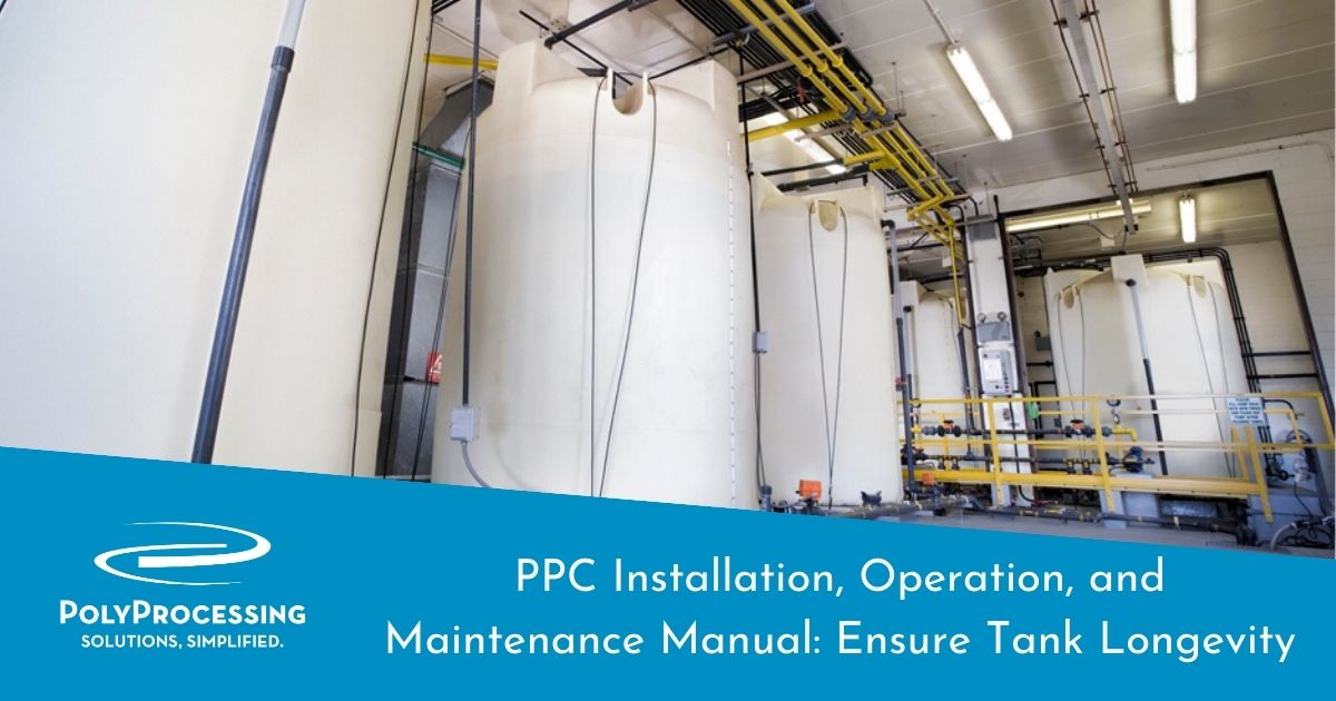 PPC Installation, Operation, and Maintenance Manual: Ensure Tank